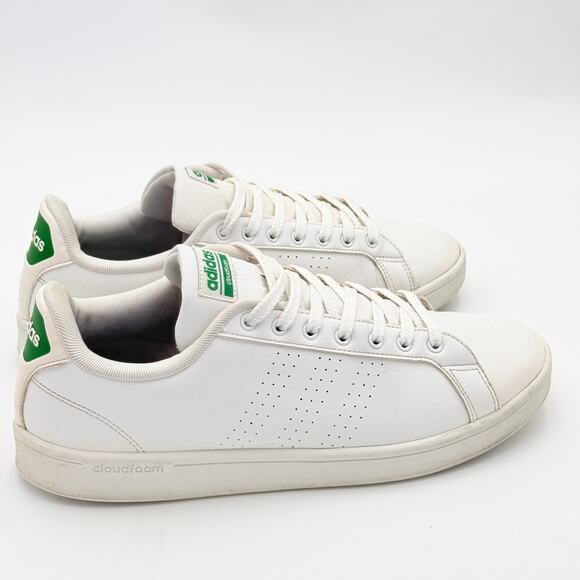 Adidas Advantage Cloudfoam White Green - Size 10.5 main image 5